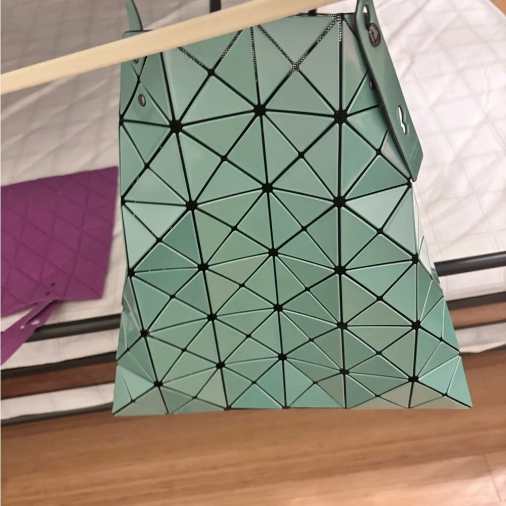 Geometric Mint Green Tote Bag